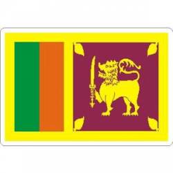 Sri Lanka Flag - Rectangle Sticker
