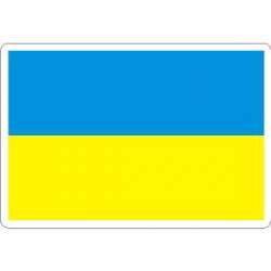 Ukraine Flag - Rectangle Sticker