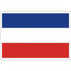 Yugoslavia Flag - Rectangle Sticker