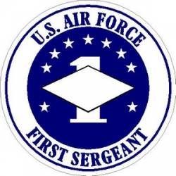 United States Air Force USAF First Sergeant - Sticker