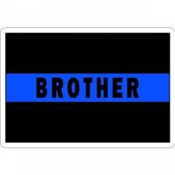 Thin Blue Line Brother - Vinyl Sticker