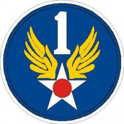 Air Force 1st Air Force - Round Sticker