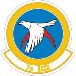 Air Force 7th Airborne Command & Control Squadron - Sticker