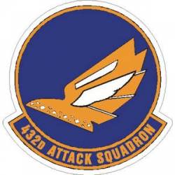 Air Force 432nd Attack Squadron - Sticker