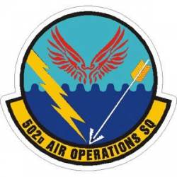 Air Force 502nd Air Operations Squadron - Sticker