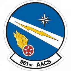 Air Force 961st Airborne Air Control Squadron - Sticker