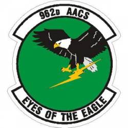 Air Force 962nd Airborne Air Control Squadron - Sticker