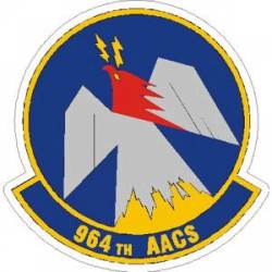 Air Force 964th Airborne Air Control Squadron - Sticker