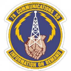 Air Force 78th Communications Squadron - Sticker