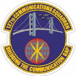 Air Force 127th Communications Squadron - Sticker