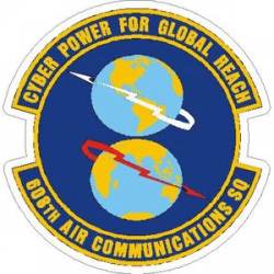 Air Force 608th Air Communications Squadron - Sticker