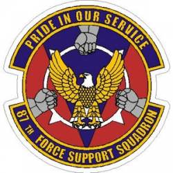 Air Force 87th Force Support Squadron - Sticker