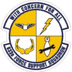 Air Force 633rd Force Support Squadron - Sticker