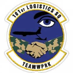 Air Force 101st Logistics Squadron Sticker - Sticker