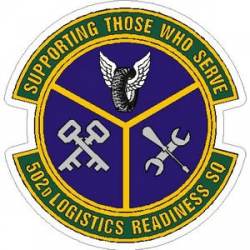 Air Force 502nd Logistics Readiness Squadron - Sticker