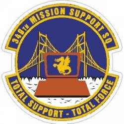 Air Force 349th Mission Support Squadron - Sticker