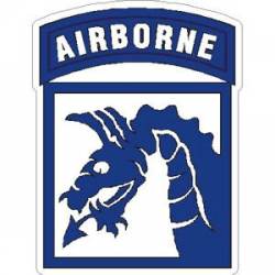 United States Army 18th Airborne Corps Dragon - Vinyl Sticker