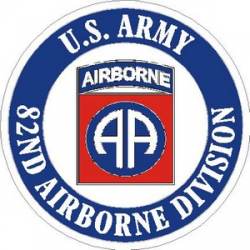 U.S. Army 82nd Airborne Division - Vinyl Sticker
