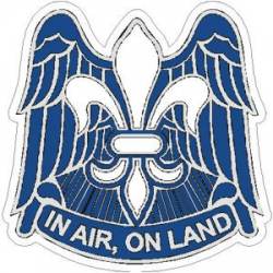 U.S. Army 82nd Airborne Division In Air On Land - Vinyl Sticker