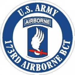 Army 173rd Airborne BCT - Vinyl Sticker