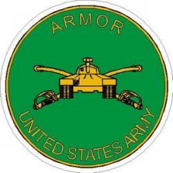 United States Army Armor Branch - Vinyl Sticker