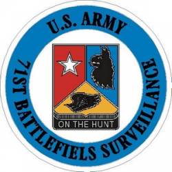U.S. Army 71st Battlefield Surveillance - Vinyl Sticker