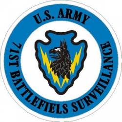 Army 71st Battlefield Surveillance - Vinyl Sticker