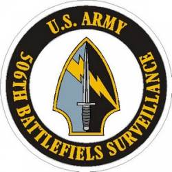 United States Army 560th Battlefield Surveillance - Vinyl Sticker