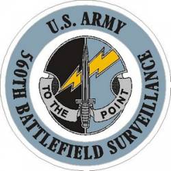 U.S. Army 560th Battlefield Surveillance - Vinyl Sticker