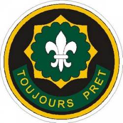 United States Army 2nd Cavalry Regiment Logo - Vinyl Sticker
