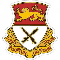 United States Army 15th Cavalry Regiment Logo - Vinyl Sticker