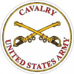 United States Army Cavalry - Vinyl Sticker