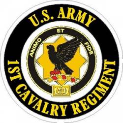 United States Army 1st Cavalry Regiment - Vinyl Sticker