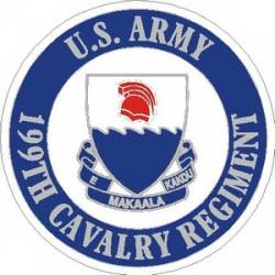United States Army 299th Cavalry Regiment - Vinyl Sticker