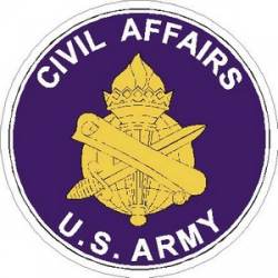 U.S. Army Civil Affairs - Vinyl Sticker