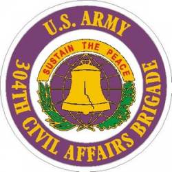 United States Army 304th Civil Affairs Brigade - Vinyl Sticker
