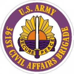 United States Army 361st Civil Affairs Brigade - Vinyl Sticker