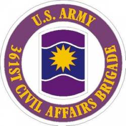 U.S. Army 361st Civil Affairs Brigade  - Vinyl Sticker
