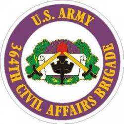 United States Army 364th Civil Affairs Brigade - Vinyl Sticker