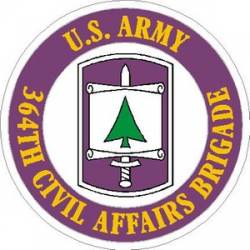 U.S. Army 364th Civil Affairs Brigade - Vinyl Sticker