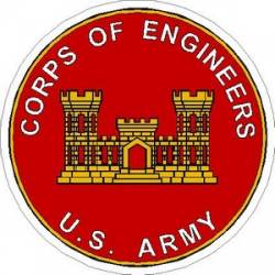 United States Army Corps of Engineers - Vinyl Sticker