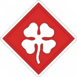 United States Army 4th Army Logo - Vinyl Sticker
