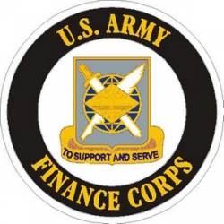 United States Army Finance Corps - Vinyl Sticker
