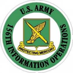 United States Army 156th Information Operations Battalion - Vinyl Sticker