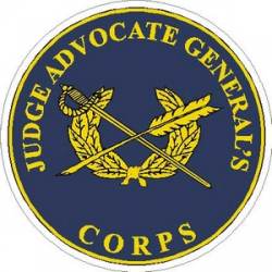 United States Army Judge Advocate General Corps - Vinyl Sticker