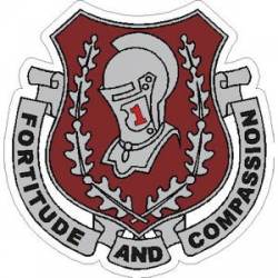 United States Army 1st Medical Brigade Logo - Vinyl Sticker