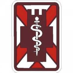 United States Army 5th Medical Brigade Logo - Vinyl Sticker