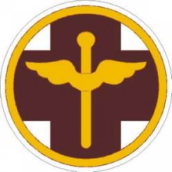 United States Army 818th Medical Brigade Logo - Vinyl Sticker