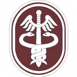 United States Army Medical Command Logo - Vinyl Sticker