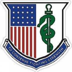 United States Army Medical Corps Logo - Vinyl Sticker